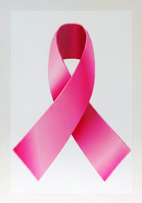 Listón rosa, símbolo de la lucha contra el cáncer de mama