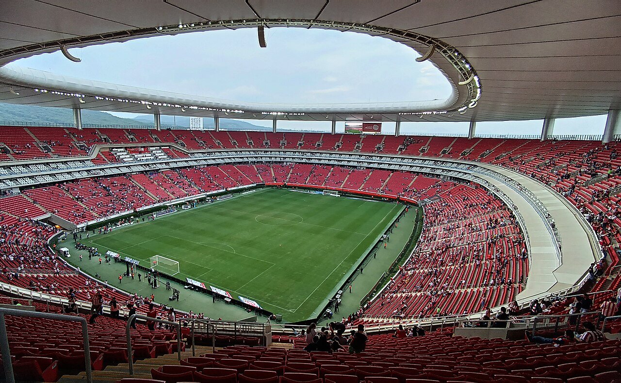 Estadio Akron de Guadalajara, donde Chivas recibe a Tigres