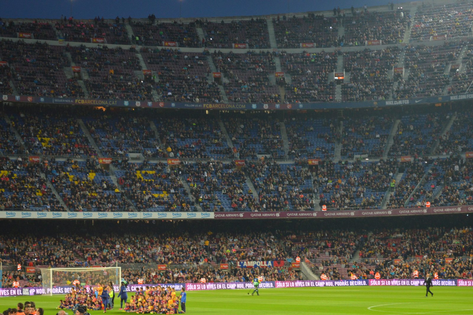 Camp Nou, en Barcelona, sede del Clásico