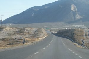 Carretera entre Monterrey y Saltillo, en Nuevo León