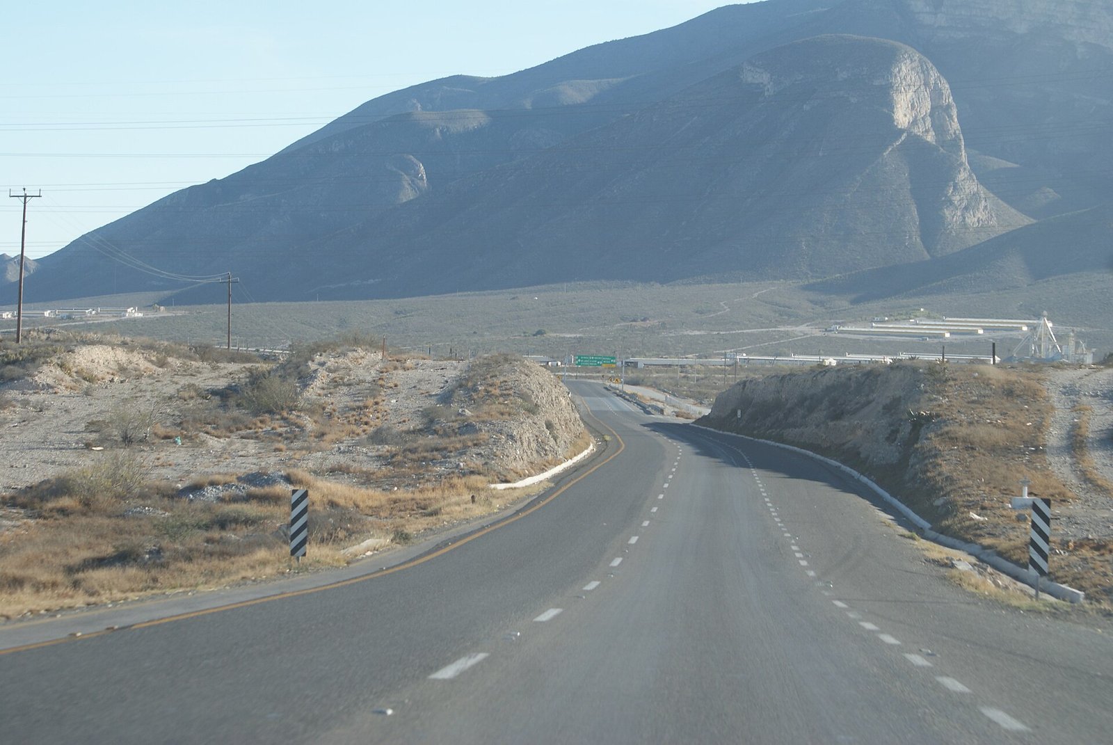 Carretera entre Monterrey y Saltillo, en Nuevo León