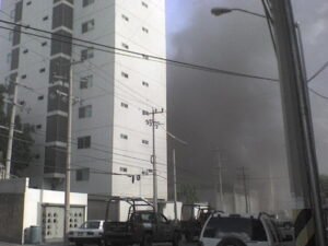 Casino Royale en Monterrey, escenario del atentado de 2011 que dejó 52 muertos.