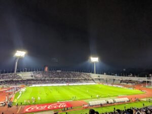 Jugadores de Tigres UANL durante un partido de Liga MX